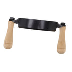 Draw Knife Wooden Handle HRC 30 Durable Tungsten Steel Curved High Sharpness Draw Shave Knife for Log Wood Furniture 8in