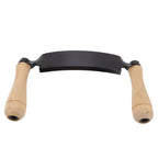 Draw Knife Wooden Handle HRC 30 Durable Tungsten Steel Curved High Sharpness Draw Shave Knife for Log Wood Furniture 10in