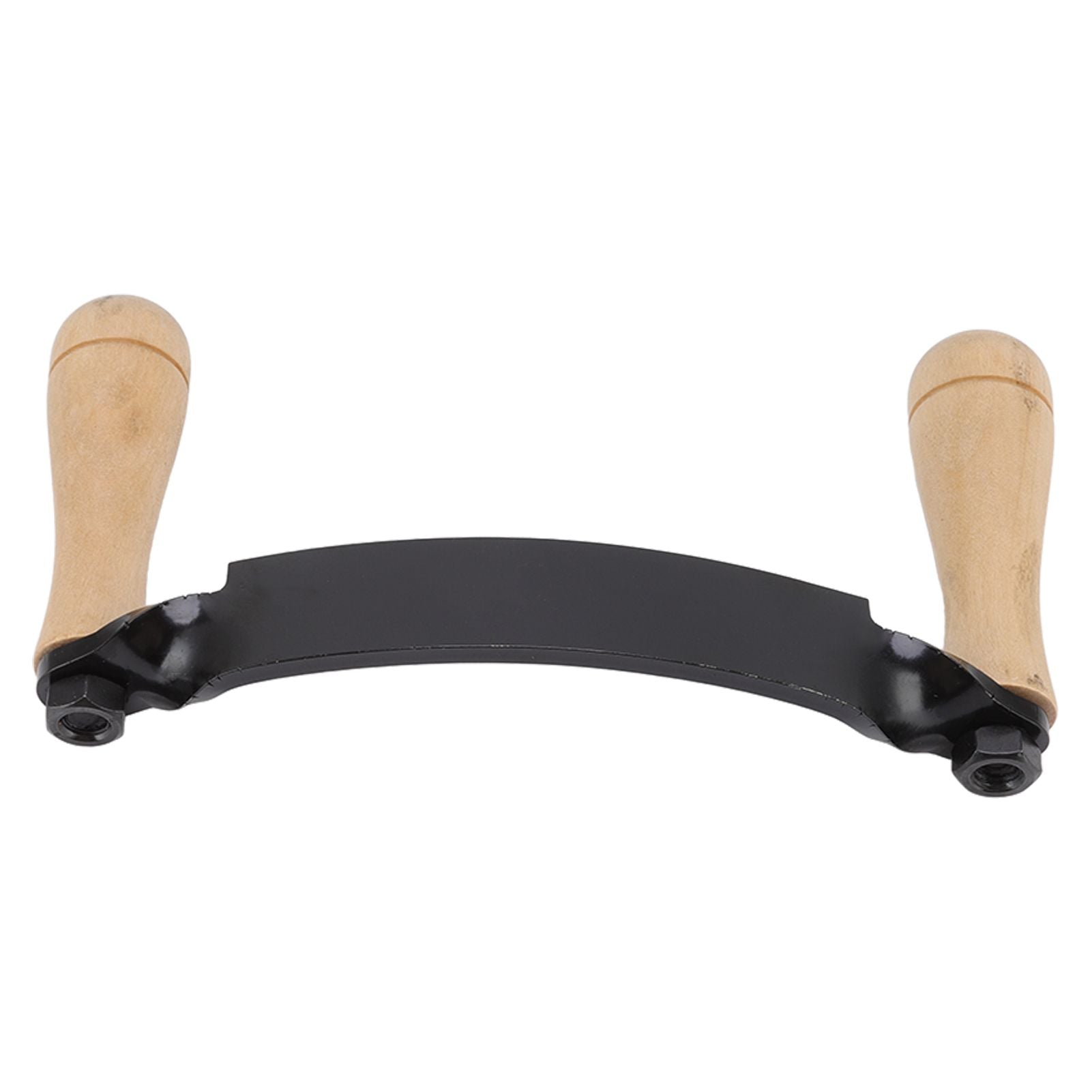 Draw Knife Wooden Handle HRC 30 Durable Tungsten Steel Curved High Sharpness Draw Shave Knife for Log Wood Furniture 10in
