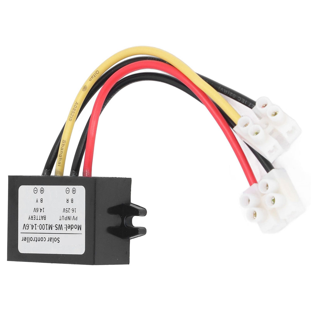 MPPT Solar Controller Protective Control Panel Switch Battery Charging Supplies 100W WS‑M100‑14.6V
