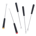 6 Pcs Fondue Forks Stainless Steel Corrosion Resistant Long Forks for Cake Chocolate Fruits Cheese Fondue