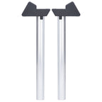 2Pcs Greenhouse Rain Gutter Drains Silver Drainage Downpipe Gutter Kit Gutter Water Butt Pipe Kit