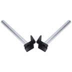 2Pcs Greenhouse Rain Gutter Drains Silver Drainage Downpipe Gutter Kit Gutter Water Butt Pipe Kit