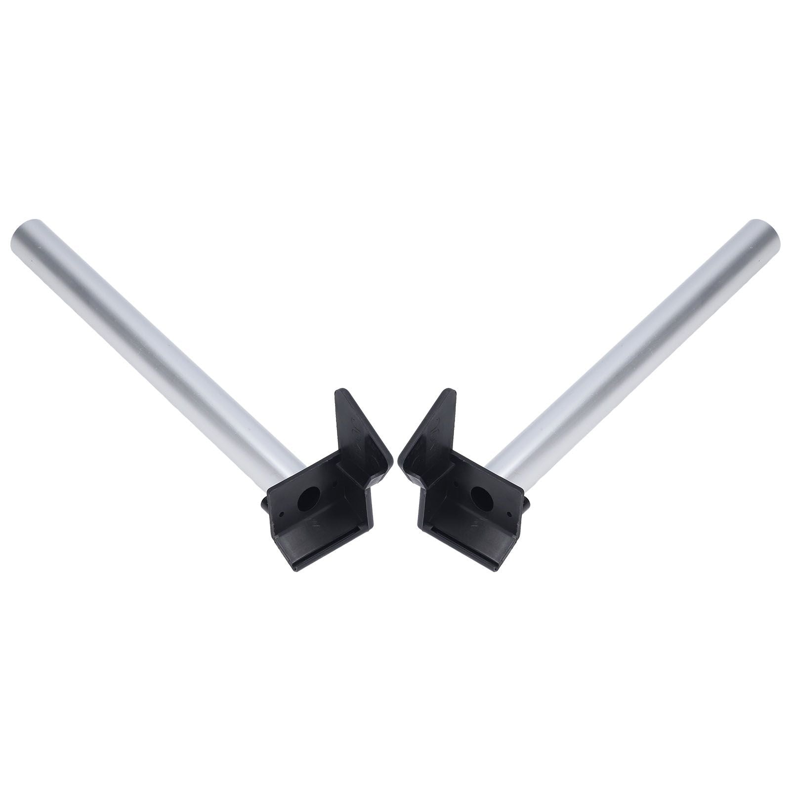 2Pcs Greenhouse Rain Gutter Drains Silver Drainage Downpipe Gutter Kit Gutter Water Butt Pipe Kit
