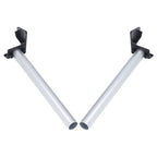 2Pcs Greenhouse Rain Gutter Drains Silver Drainage Downpipe Gutter Kit Gutter Water Butt Pipe Kit