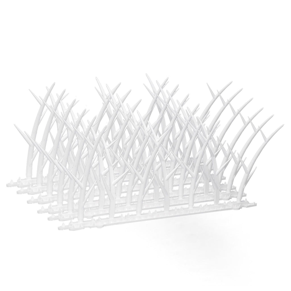 30cm Bird Deterrent Spikes Plastic Bird Repellent Spikes for Fence Roof Mailbox Window