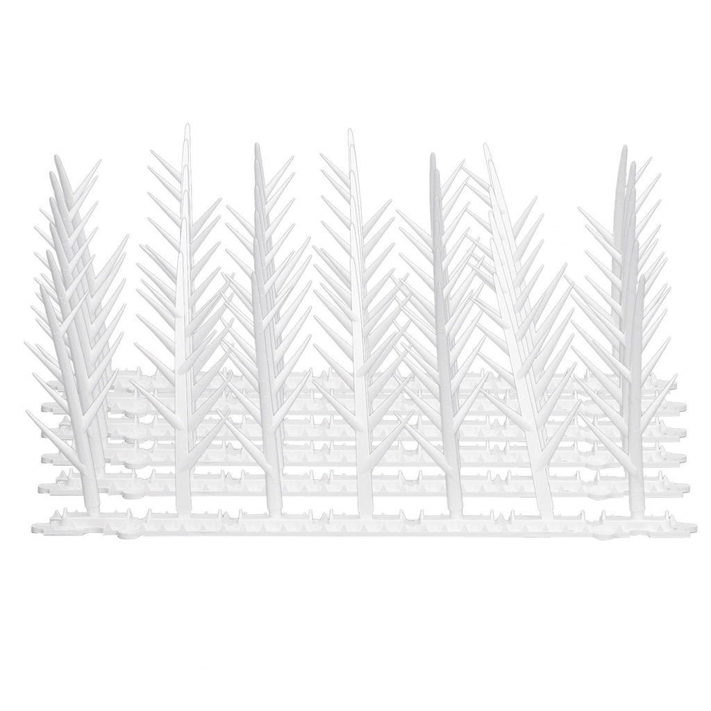 30cm Bird Deterrent Spikes Plastic Bird Repellent Spikes for Fence Roof Mailbox Window