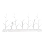 30cm Bird Deterrent Spikes Plastic Bird Repellent Spikes for Fence Roof Mailbox Window