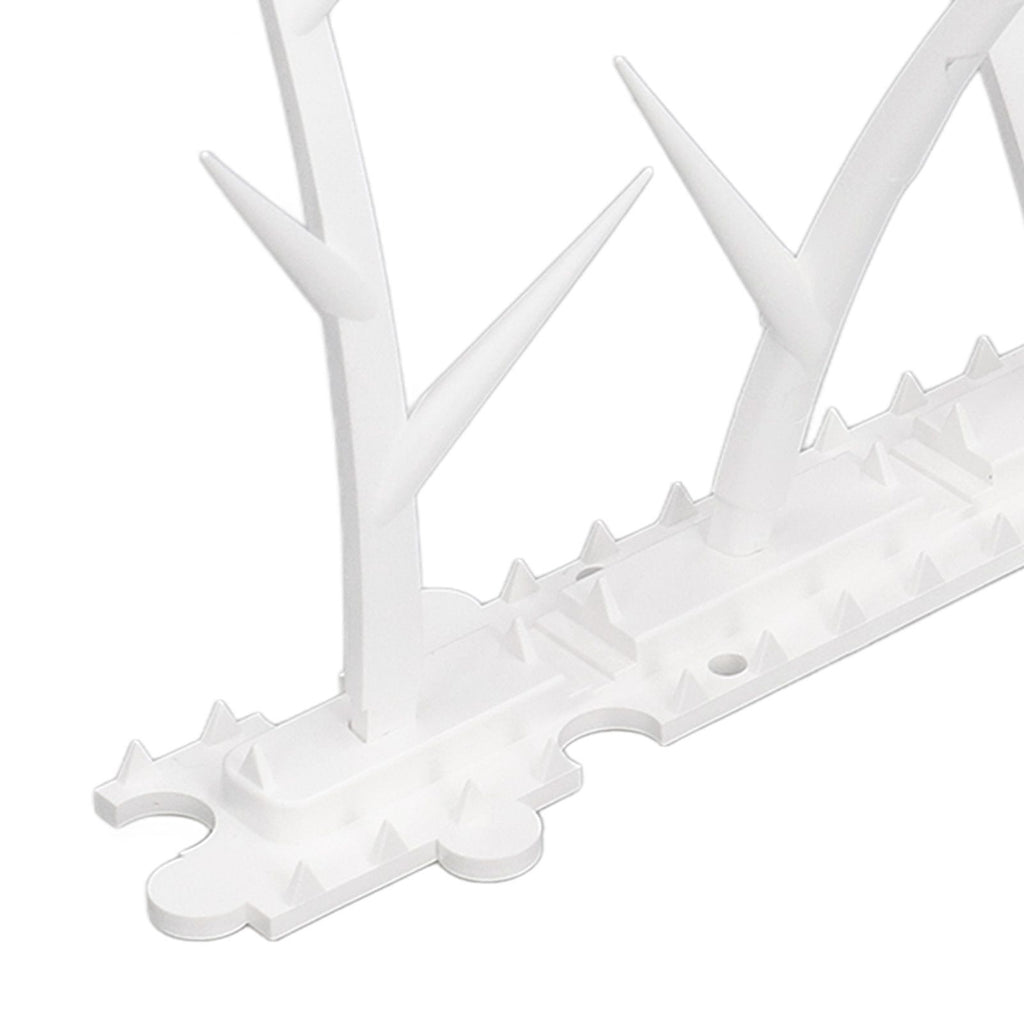 30cm Bird Deterrent Spikes Plastic Bird Repellent Spikes for Fence Roof Mailbox Window