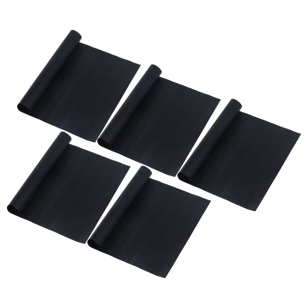5Pcs Barbecue Grill Mat Rectangle PTFE Reusable Non Stick Fryer Mat for Frying Cooking Grilling