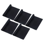 5Pcs Barbecue Grill Mat Rectangle PTFE Reusable Non Stick Fryer Mat for Frying Cooking Grilling