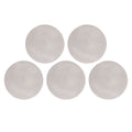5Pcs High Temperature Resistant Barbecue Round Mat Reusable Non Stick BBQ Grill Grid Slice Pizza Mat 36cm Diameter Brown