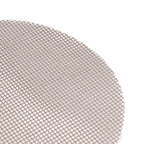 5Pcs High Temperature Resistant Barbecue Round Mat Reusable Non Stick BBQ Grill Grid Slice Pizza Mat 36cm Diameter Brown