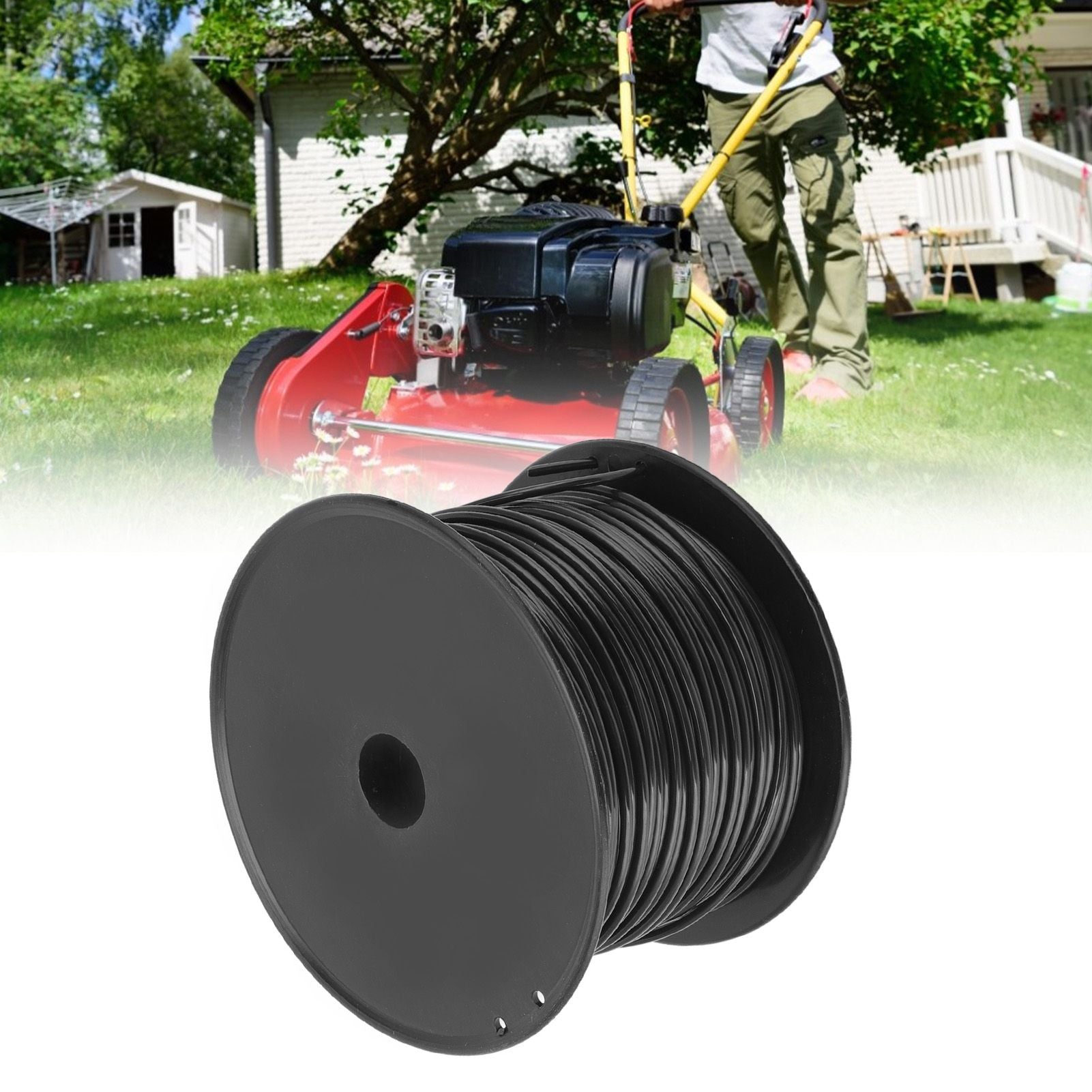 Round String Trimmer Line 3.3mm Round Garden Lawn Mower Trimming Line for Husqvarna 142m / 465.9ft