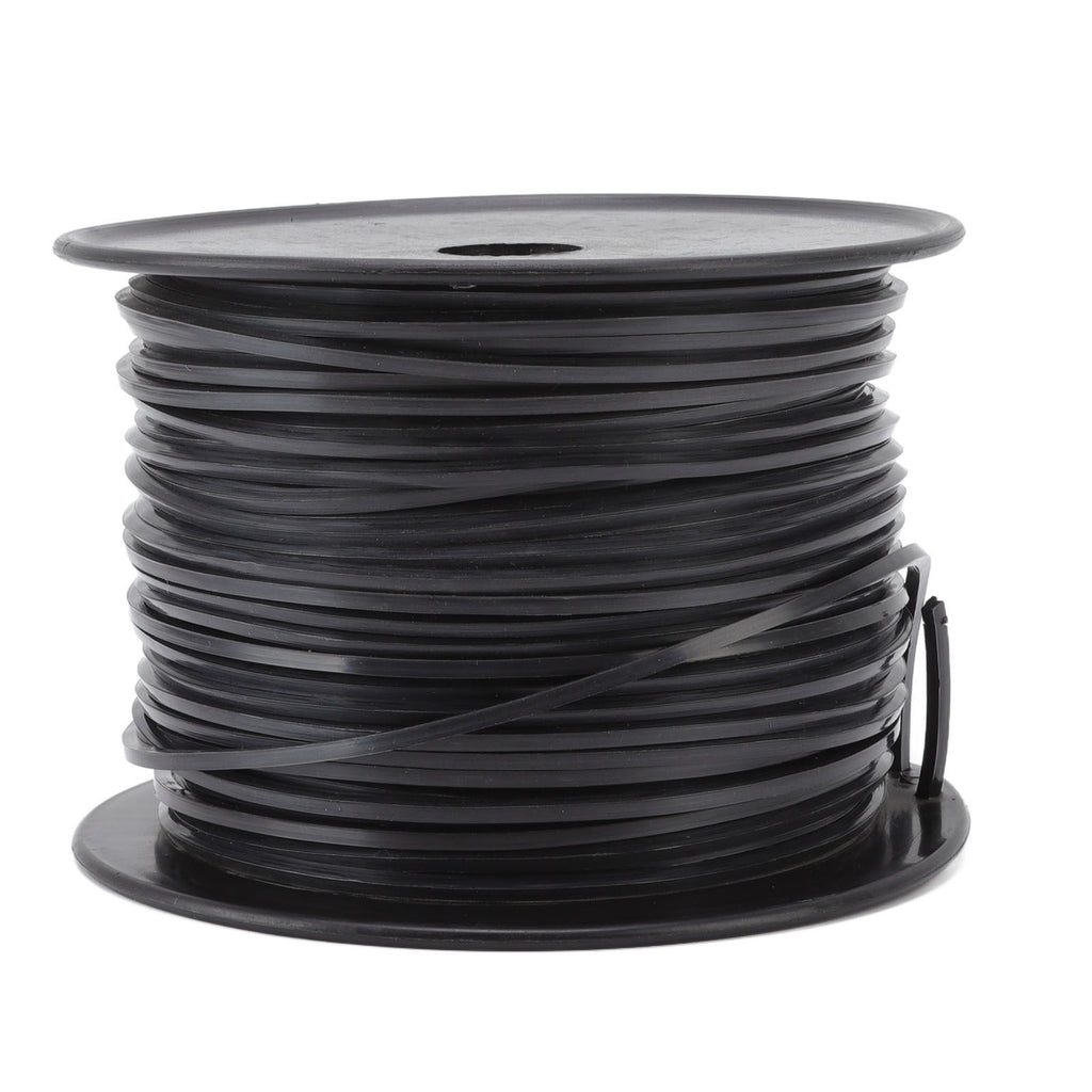 3.3mm/0.13in Square String Trimmer Line High Efficiency Nylon Black Grass Trimmer Line Replacement for Husqvarna 100m/328.1ft