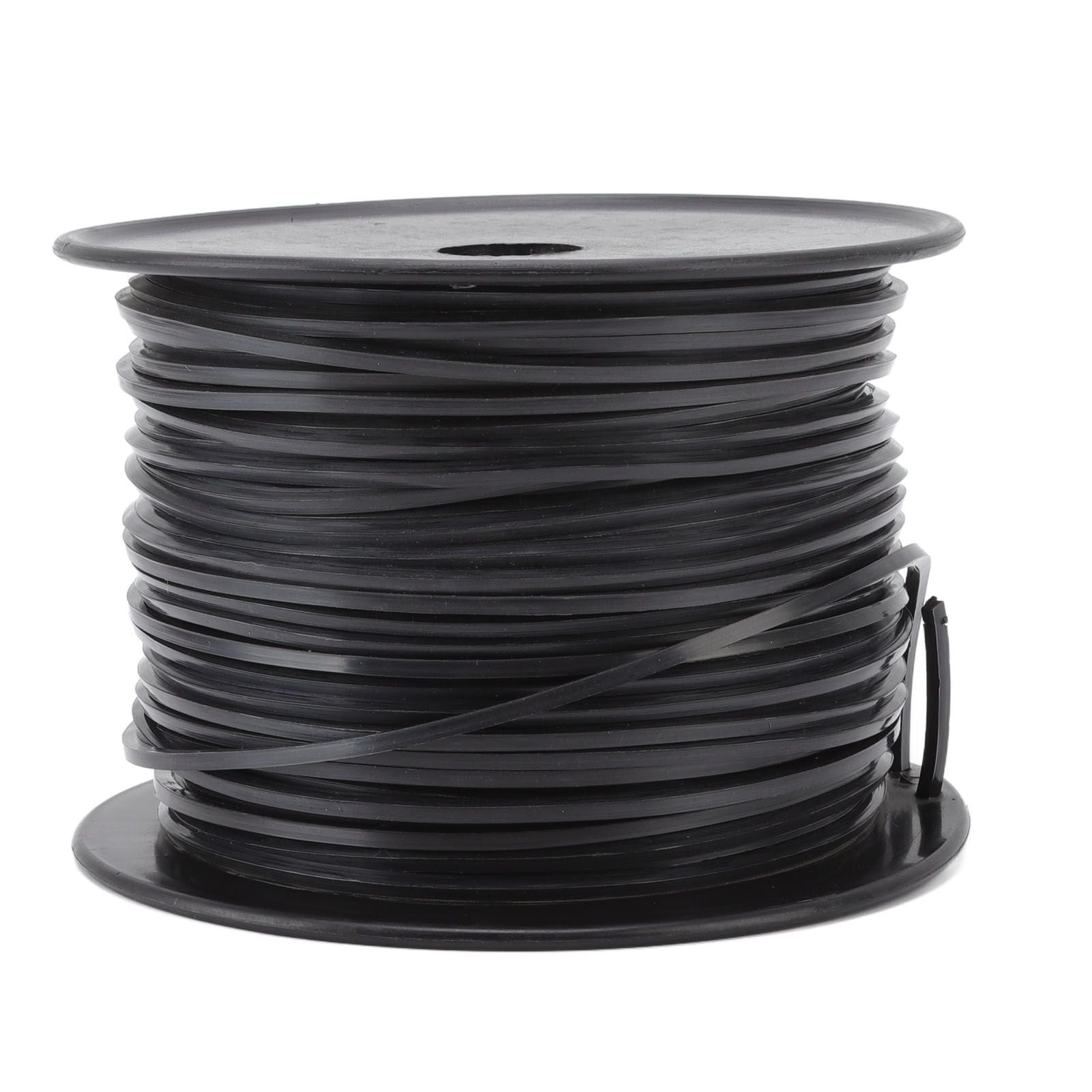 3.3mm/0.13in Square String Trimmer Line High Efficiency Nylon Black Grass Trimmer Line Replacement for Husqvarna 100m/328.1ft