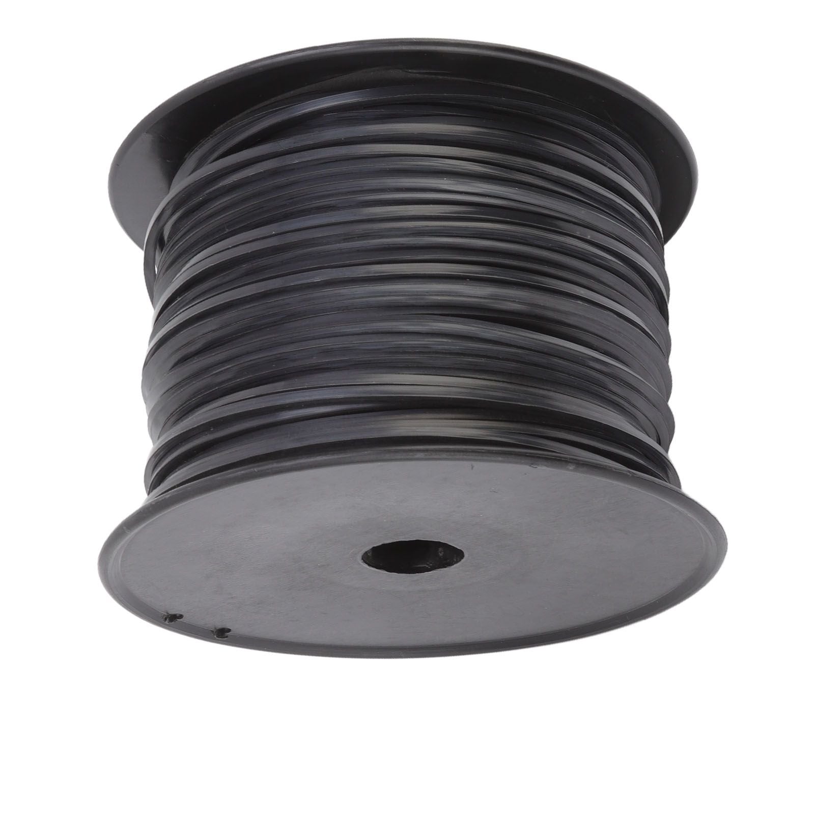 3.3mm/0.13in Square String Trimmer Line High Efficiency Nylon Black Grass Trimmer Line Replacement for Husqvarna 100m/328.1ft