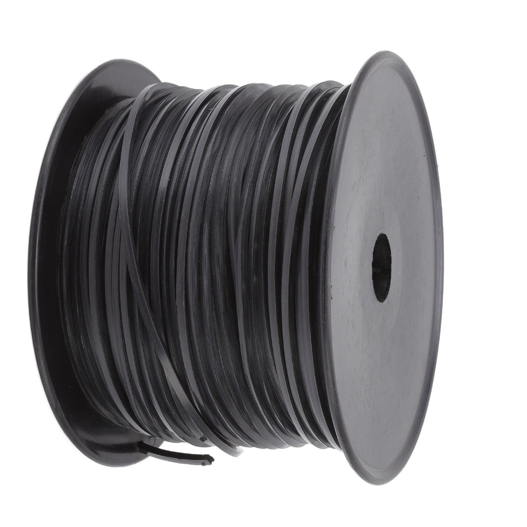 3.3mm/0.13in Square String Trimmer Line High Efficiency Nylon Black Grass Trimmer Line Replacement for Husqvarna 100m/328.1ft