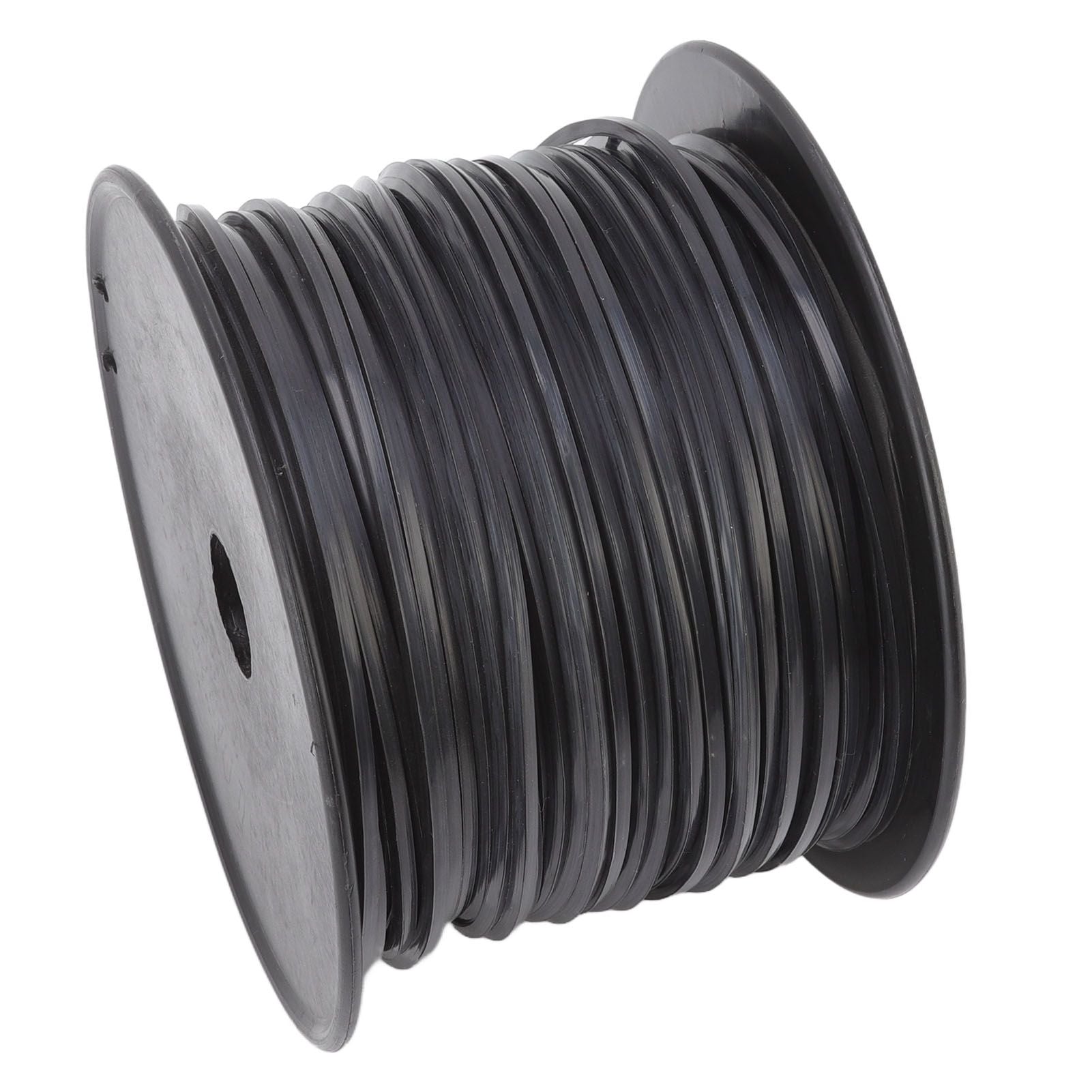 3.3mm/0.13in Square String Trimmer Line High Efficiency Nylon Black Grass Trimmer Line Replacement for Husqvarna 100m/328.1ft