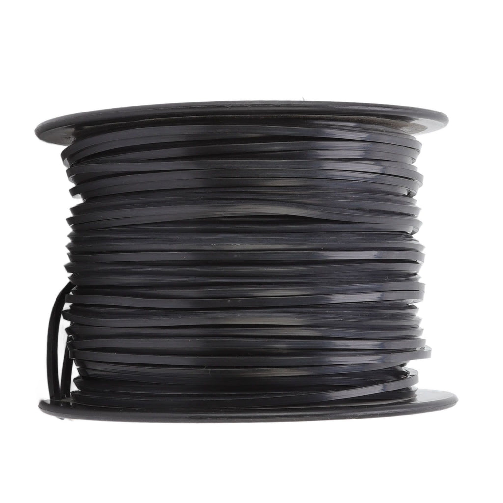 3.3mm/0.13in Square String Trimmer Line High Efficiency Nylon Black Grass Trimmer Line Replacement for Husqvarna 100m/328.1ft