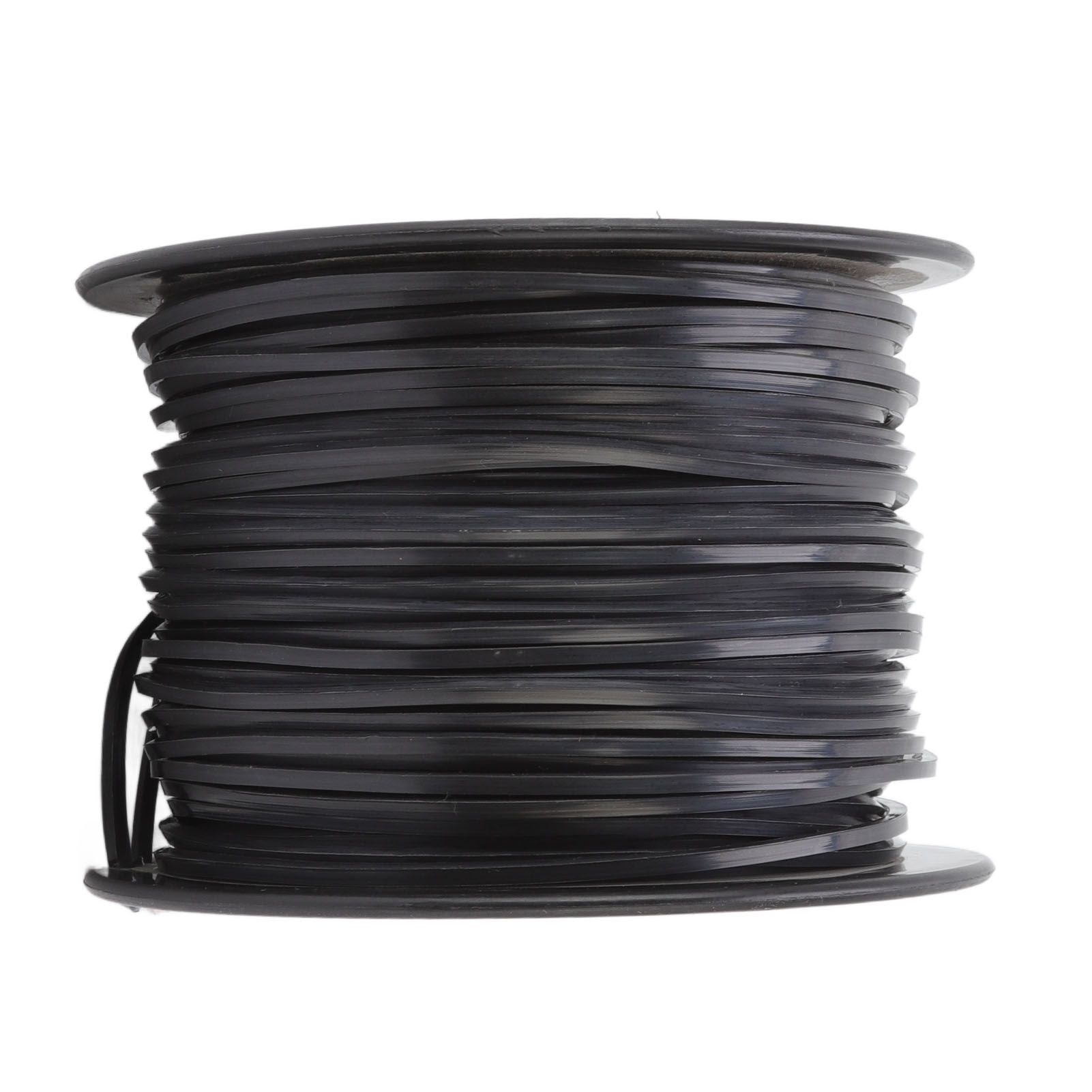 3.3mm/0.13in Square String Trimmer Line High Efficiency Nylon Black Grass Trimmer Line Replacement for Husqvarna 100m/328.1ft