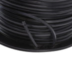 3.3mm/0.13in Square String Trimmer Line High Efficiency Nylon Black Grass Trimmer Line Replacement for Husqvarna 100m/328.1ft