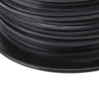 3.3mm/0.13in Square String Trimmer Line High Efficiency Nylon Black Grass Trimmer Line Replacement for Husqvarna 100m/328.1ft