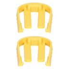 2pcs Car Wash Machine Quick Connector Buckle Car Washer C Clip Replacement Part for Karcher K2 K3 K7 Yellow