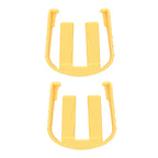 2pcs Car Wash Machine Quick Connector Buckle Car Washer C Clip Replacement Part for Karcher K2 K3 K7 Yellow