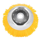 25mm Nylon Wheel Brush Trimmer High Hardness Nylon Manganese Steel Wire Trimmer Head for Courtyard Garden