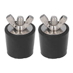 2Pcs Swimming Pool Rubber Plugs Winterizing Tapered Plug Swimming Pool Accessories 25mm