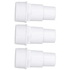 3Pcs G1‑1/2 External Thread Hose Adapter Swimming Pool Supplies for Replacement of Above Ground Pool Pumps Filters Skimmers