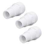 3Pcs G1‑1/2 External Thread Hose Adapter Swimming Pool Supplies for Replacement of Above Ground Pool Pumps Filters Skimmers
