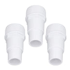 3Pcs G1‑1/2 External Thread Hose Adapter Swimming Pool Supplies for Replacement of Above Ground Pool Pumps Filters Skimmers