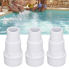 3Pcs G1‑1/2 External Thread Hose Adapter Swimming Pool Supplies for Replacement of Above Ground Pool Pumps Filters Skimmers