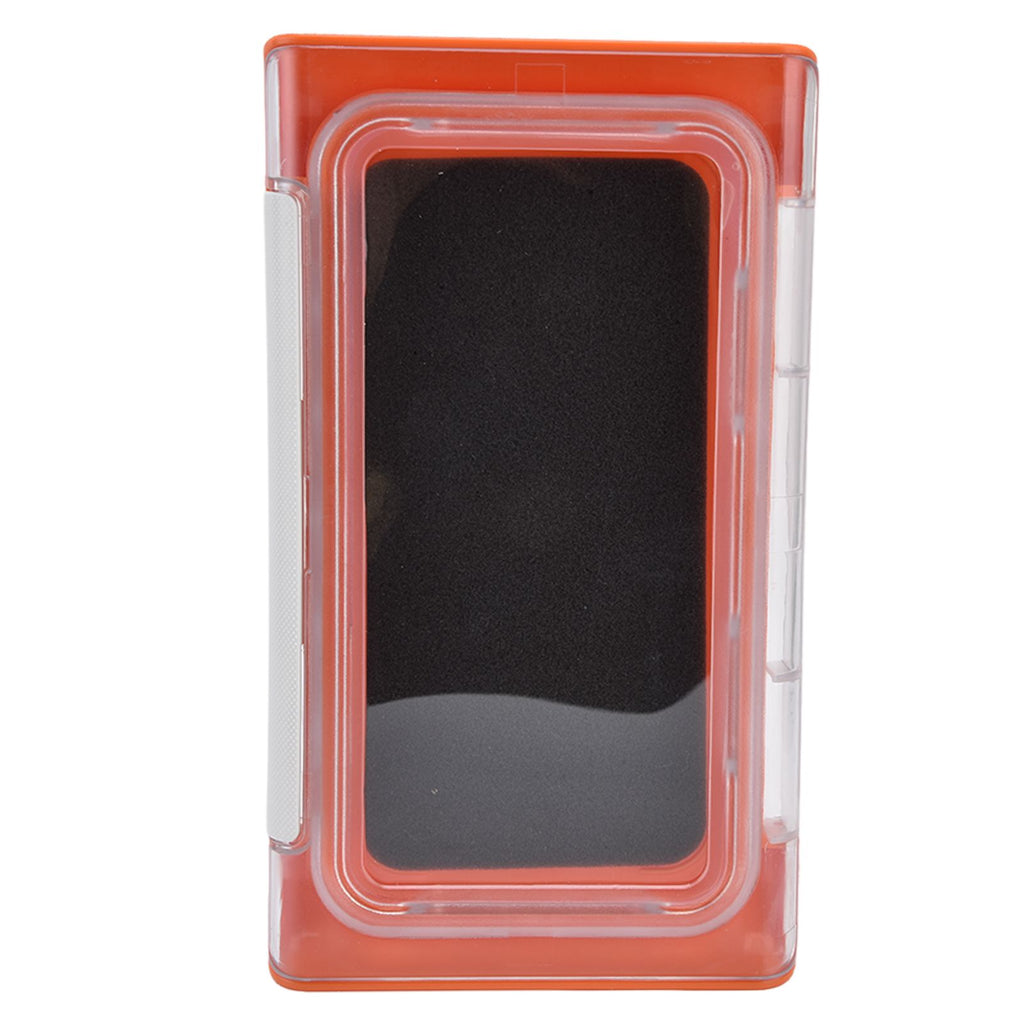 Shower Phone Holder Waterproof Bathroom Phone Box 360 Degree Rotation Wall Mounted Phone CaseOrange