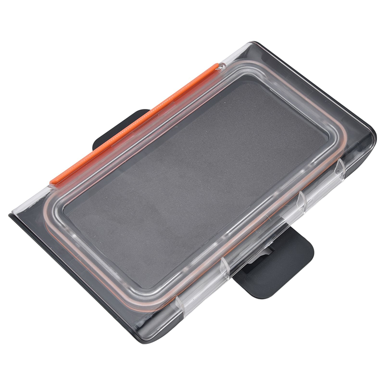 Shower Phone Holder Waterproof Bathroom Phone Box 360 Degree Rotation Wall Mounted Phone CaseBlack
