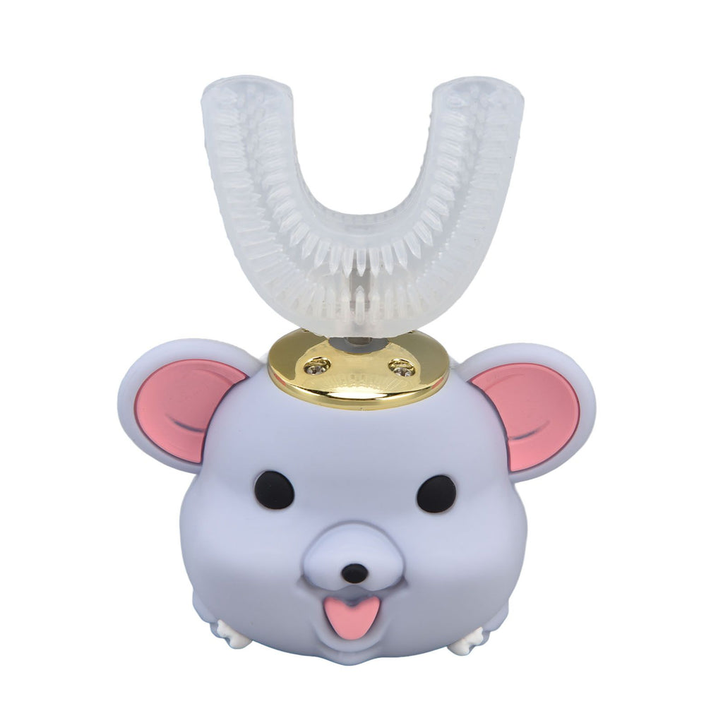 Mouth Electric Toothbrush U Shaped Toothbrush USB Charging Cartoon Silicone Kids ToothbrushL