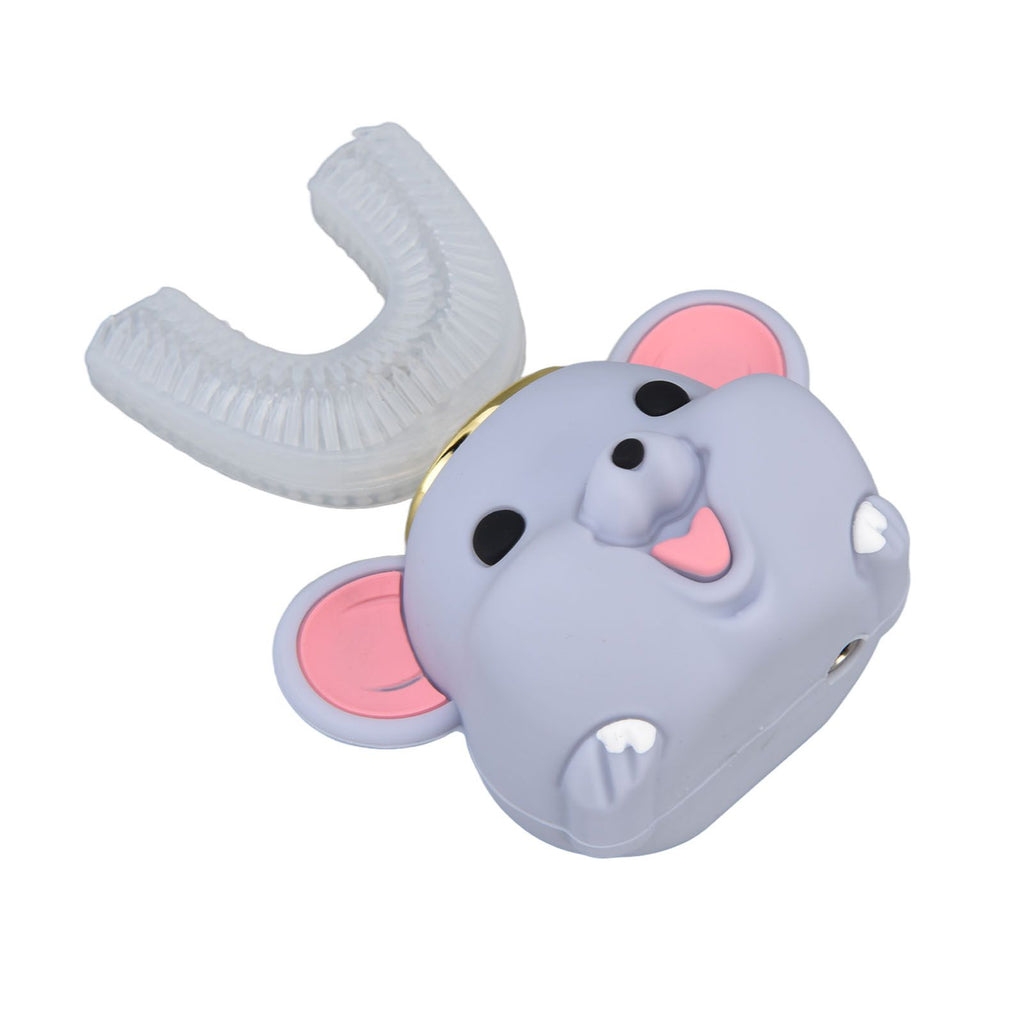 Mouth Electric Toothbrush U Shaped Toothbrush USB Charging Cartoon Silicone Kids ToothbrushL