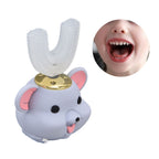 Mouth Electric Toothbrush U Shaped Toothbrush USB Charging Cartoon Silicone Kids ToothbrushL