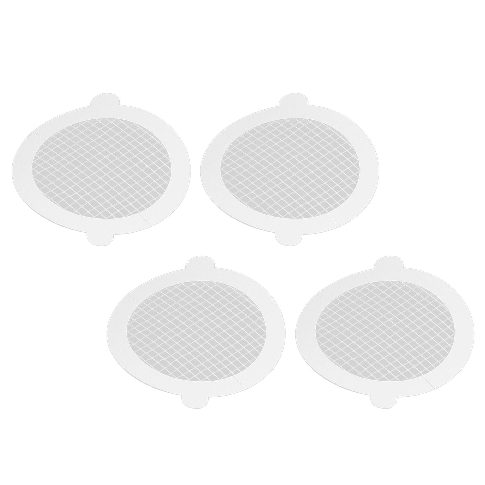 50Pcs Shower Drain Hair Catcher Fiberglass Practical Convenient Dense Mesh Shower Hair Catcher9cm Diameter, 3mm Mesh