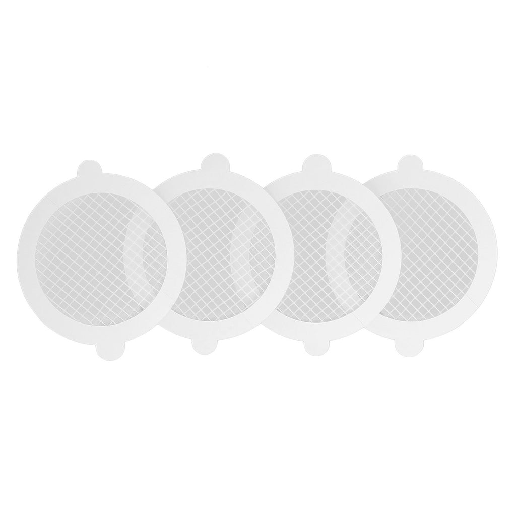 50Pcs Shower Drain Hair Catcher Fiberglass Practical Convenient Dense Mesh Shower Hair Catcher9cm Diameter, 3mm Mesh