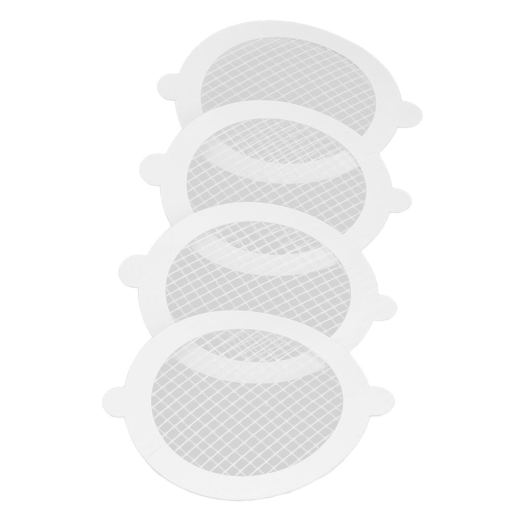 50Pcs Shower Drain Hair Catcher Fiberglass Practical Convenient Dense Mesh Shower Hair Catcher9cm Diameter, 3mm Mesh