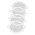 50Pcs Shower Drain Hair Catcher Fiberglass Practical Convenient Dense Mesh Shower Hair Catcher9cm Diameter, 3mm Mesh