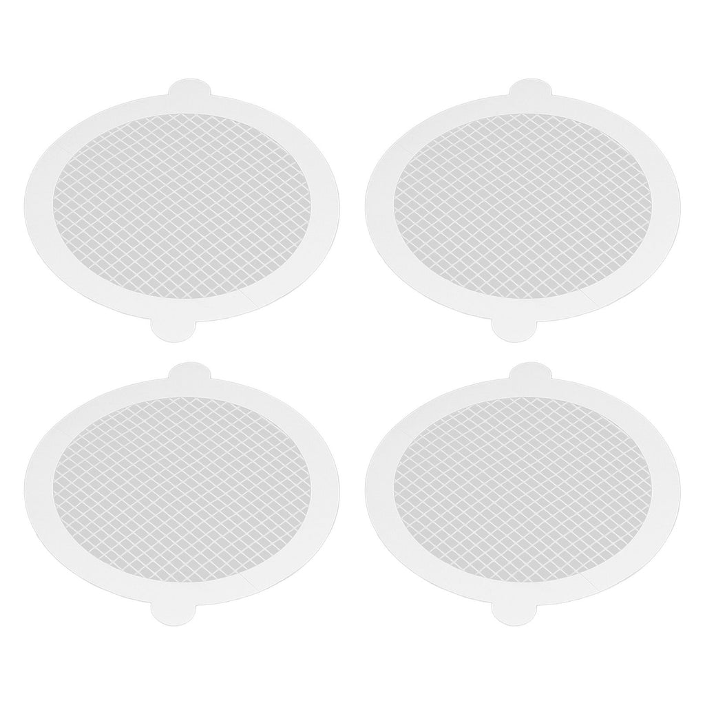 50Pcs Shower Drain Hair Catcher Fiberglass Practical Convenient Dense Mesh Shower Hair Catcher11cm Diameter, 3mm Mesh