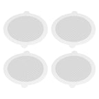 50Pcs Shower Drain Hair Catcher Fiberglass Practical Convenient Dense Mesh Shower Hair Catcher11cm Diameter, 3mm Mesh