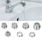 7Pcs/Set Male Female Faucet Adapter Kit with Gasket Brass Aerator Adapter Set for Garden Hose Kitchen Sink