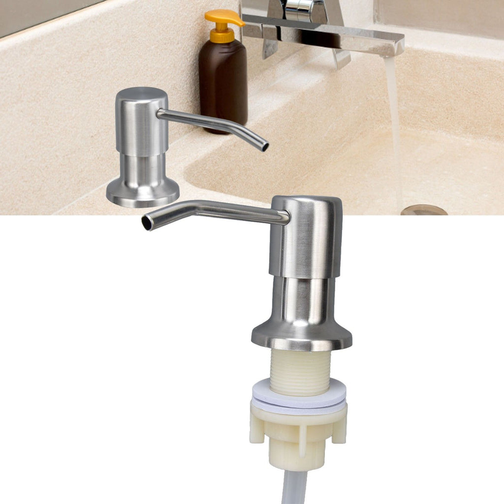 Soap Dispenser Liquid Pump Head Built In Sealed with Extension Tube for Counter Sink