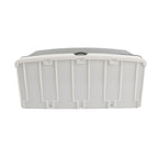 Cosmetics Storage Box Dust Proof Wall Mounted Makeup Organizer Punch Free Skin Care Product Rack for Bathroom White