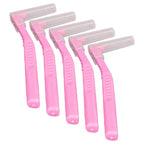 5pcs L Shaped Interdental Brushes Effective Cleaning Plaque Removal Braces Brush for Tooth Care Pink